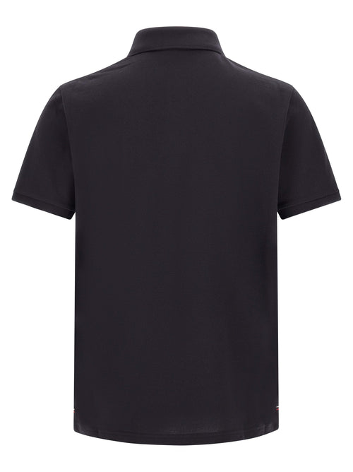 Blue Cotton Polo Shirt