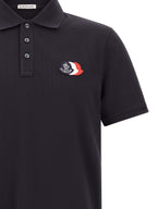 Blue Cotton Polo Shirt