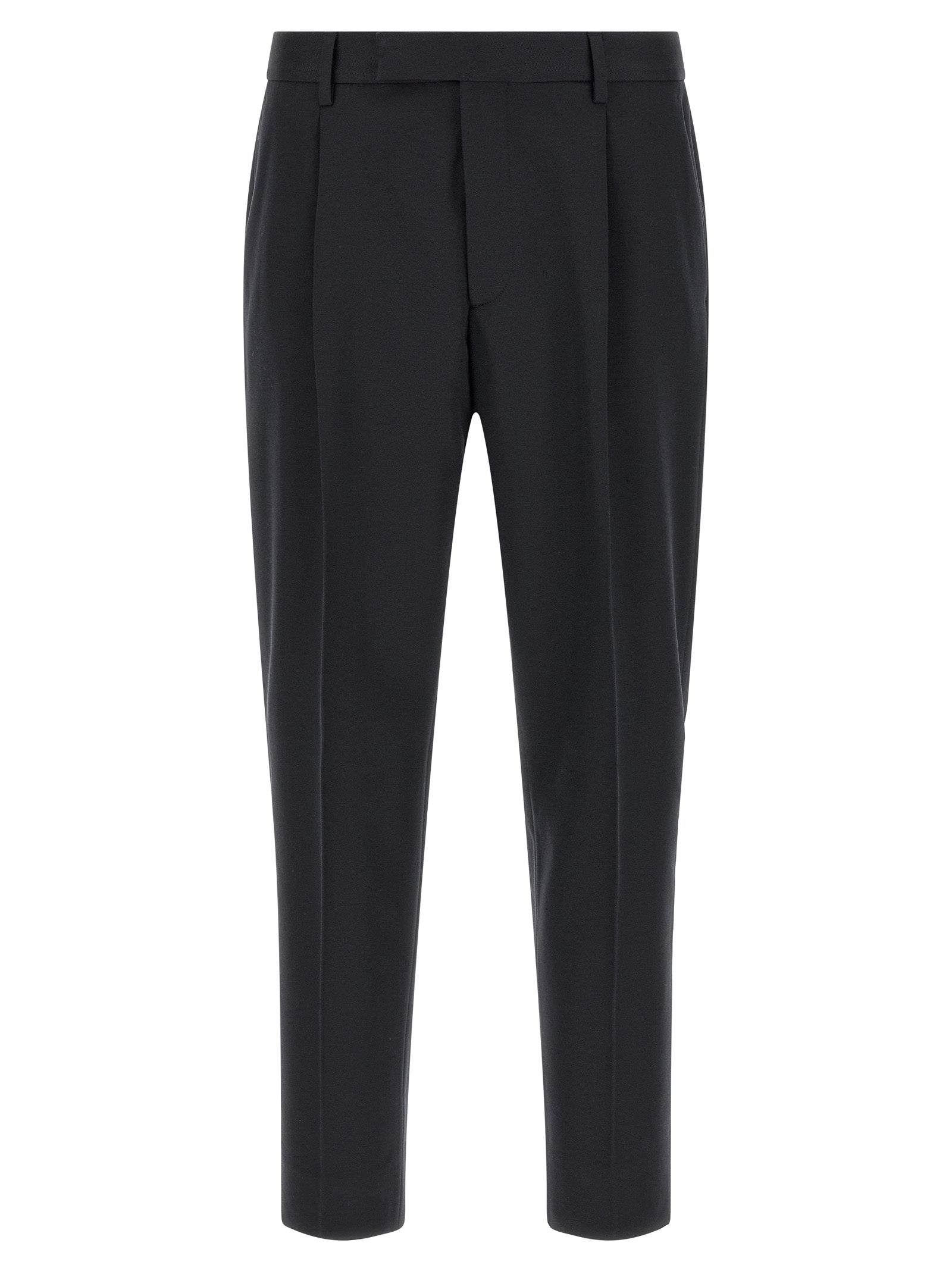 Blue Cotton Trousers