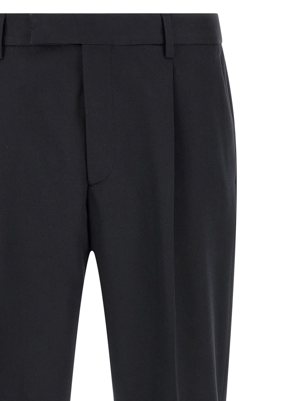 Blue Cotton Trousers