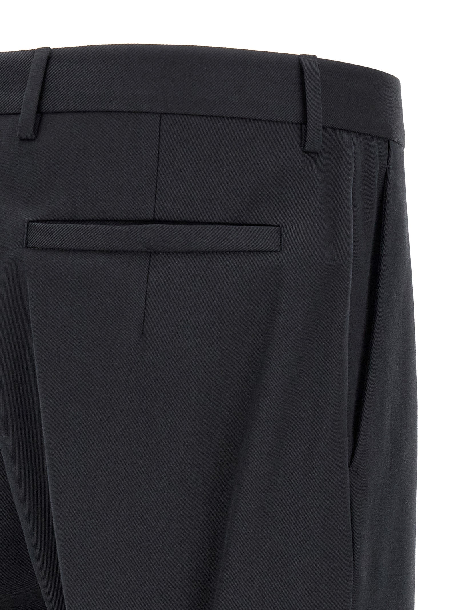 Blue Cotton Trousers