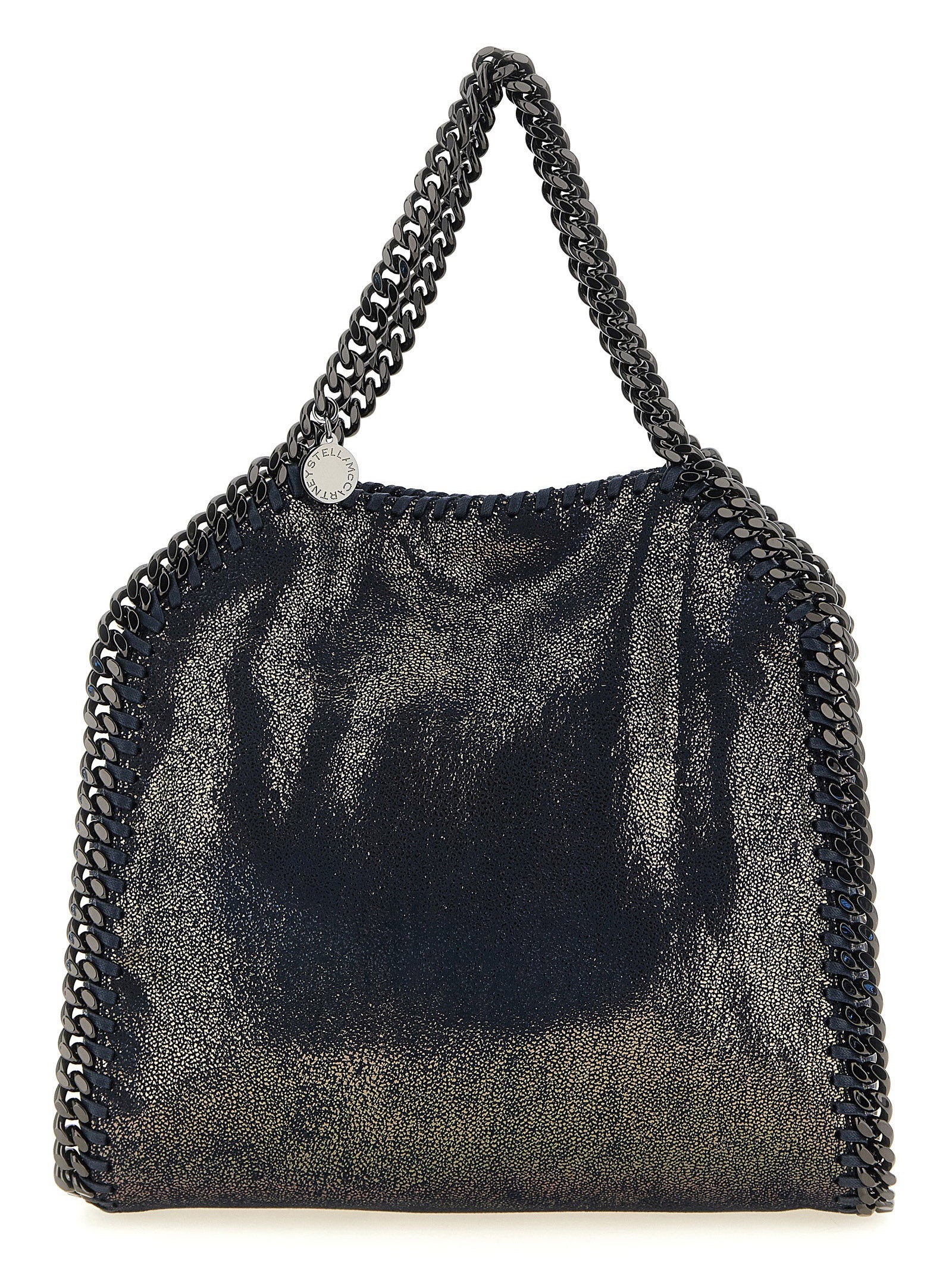 Mini Falabella Handbag – Eco Shiny Dotted Chamois