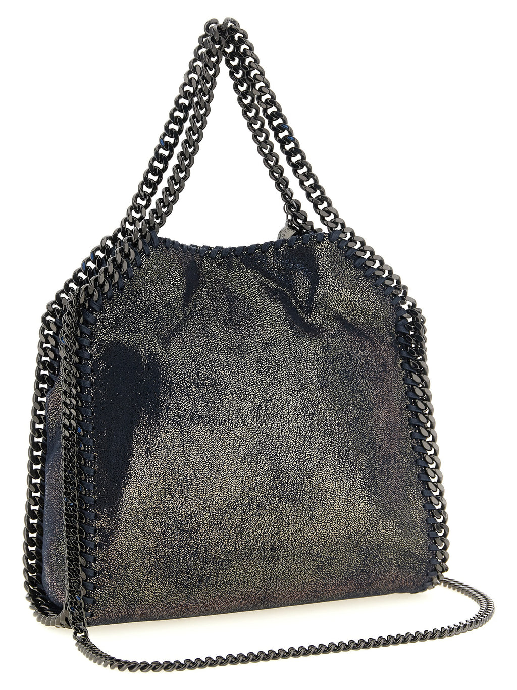 Mini Falabella Handbag – Eco Shiny Dotted Chamois