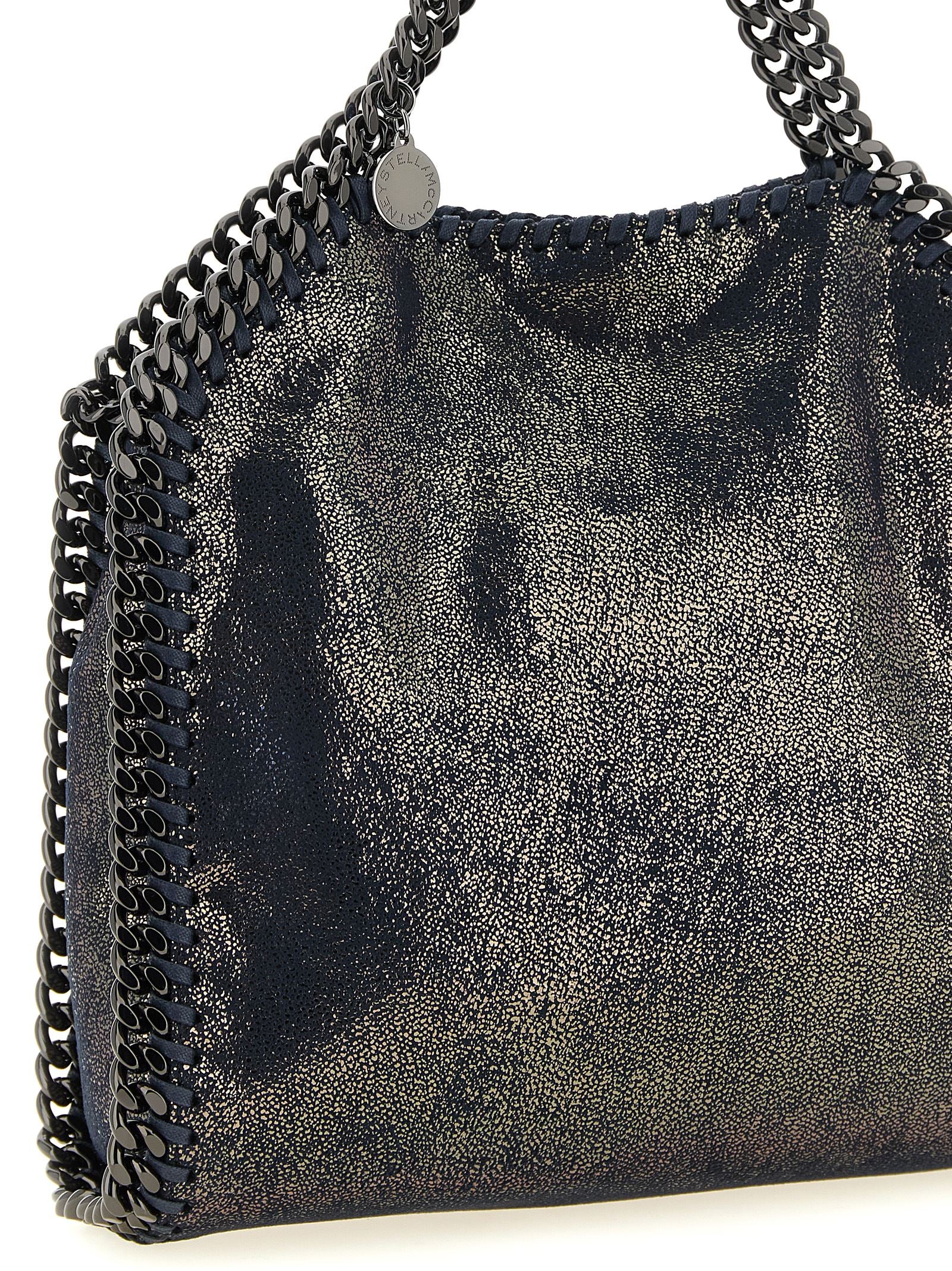 Mini Falabella Handbag – Eco Shiny Dotted Chamois