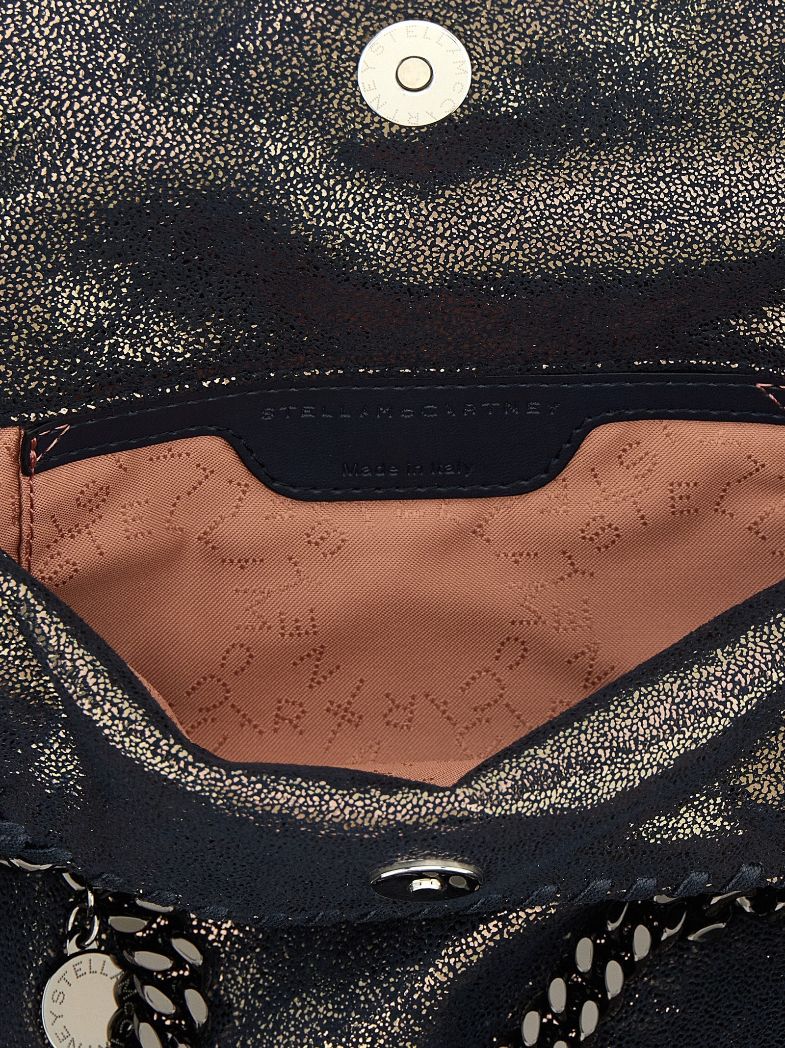 Mini Falabella Handbag – Eco Shiny Dotted Chamois