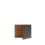 Compact Gray Calfskin Wallet