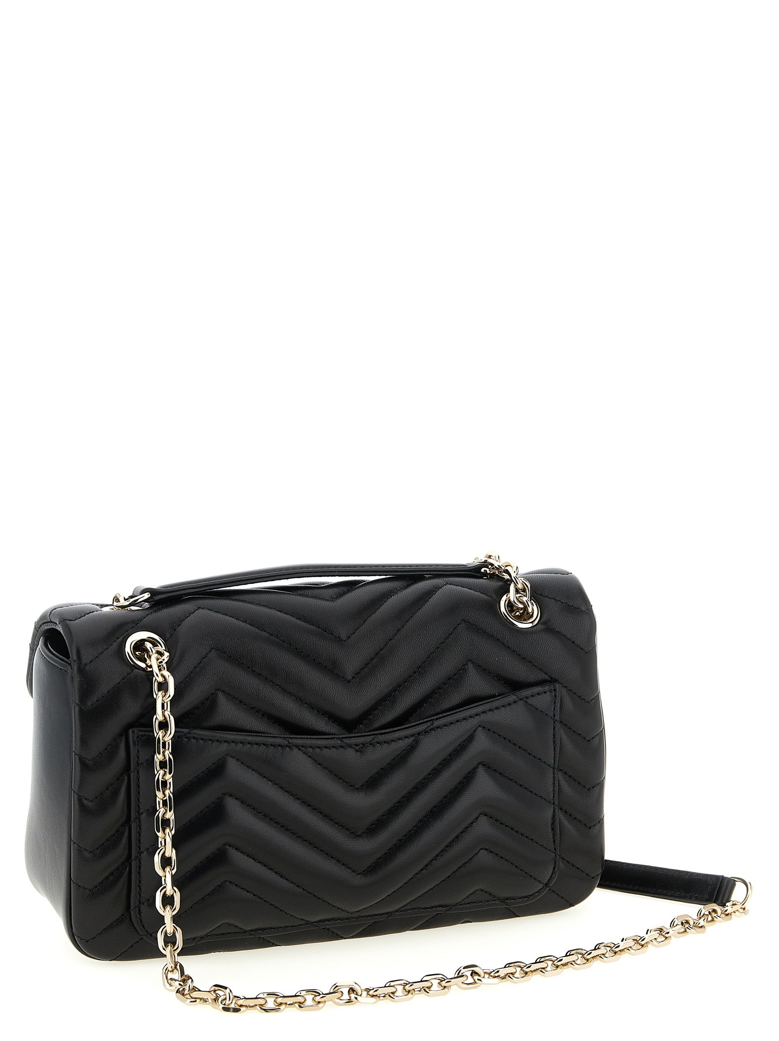 Chevron Matelassé Lambskin Shoulder Bag