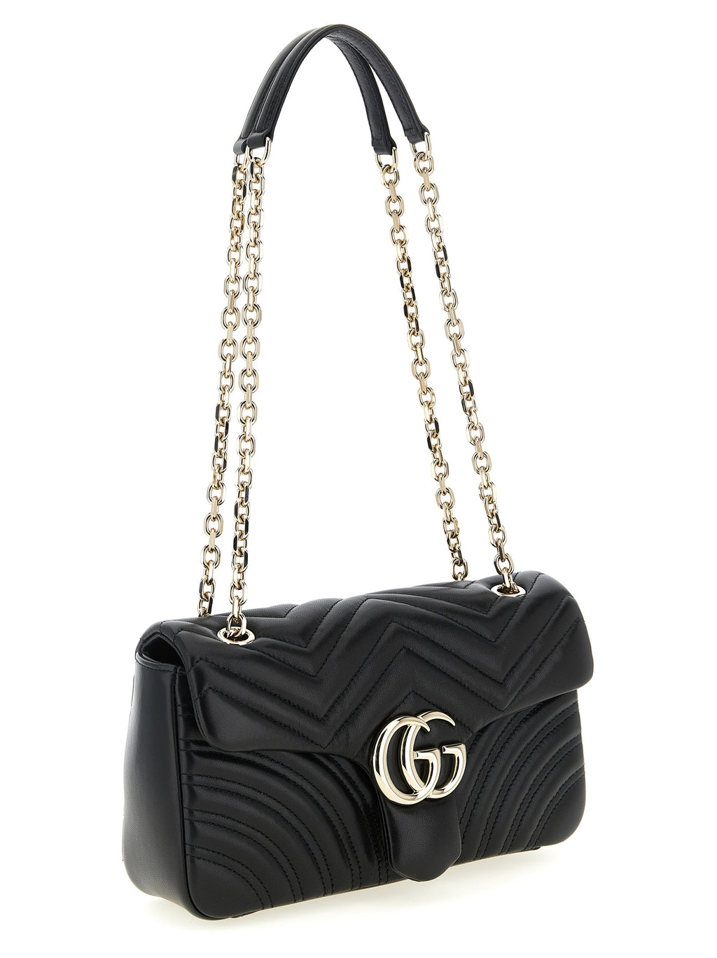 Chevron Matelassé Lambskin Shoulder Bag