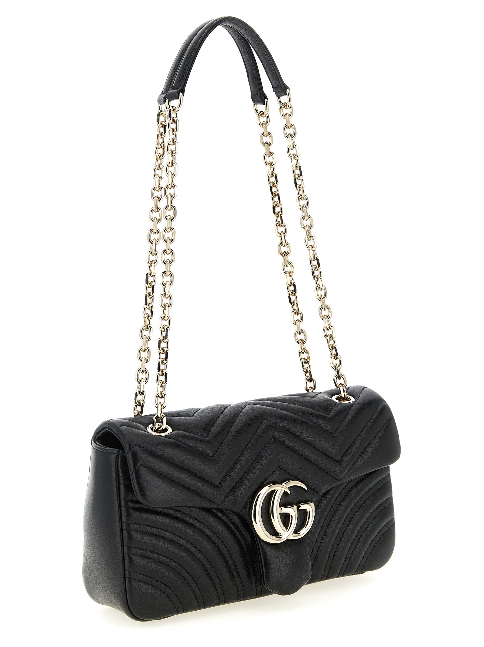 Chevron Matelassé Lambskin Shoulder Bag