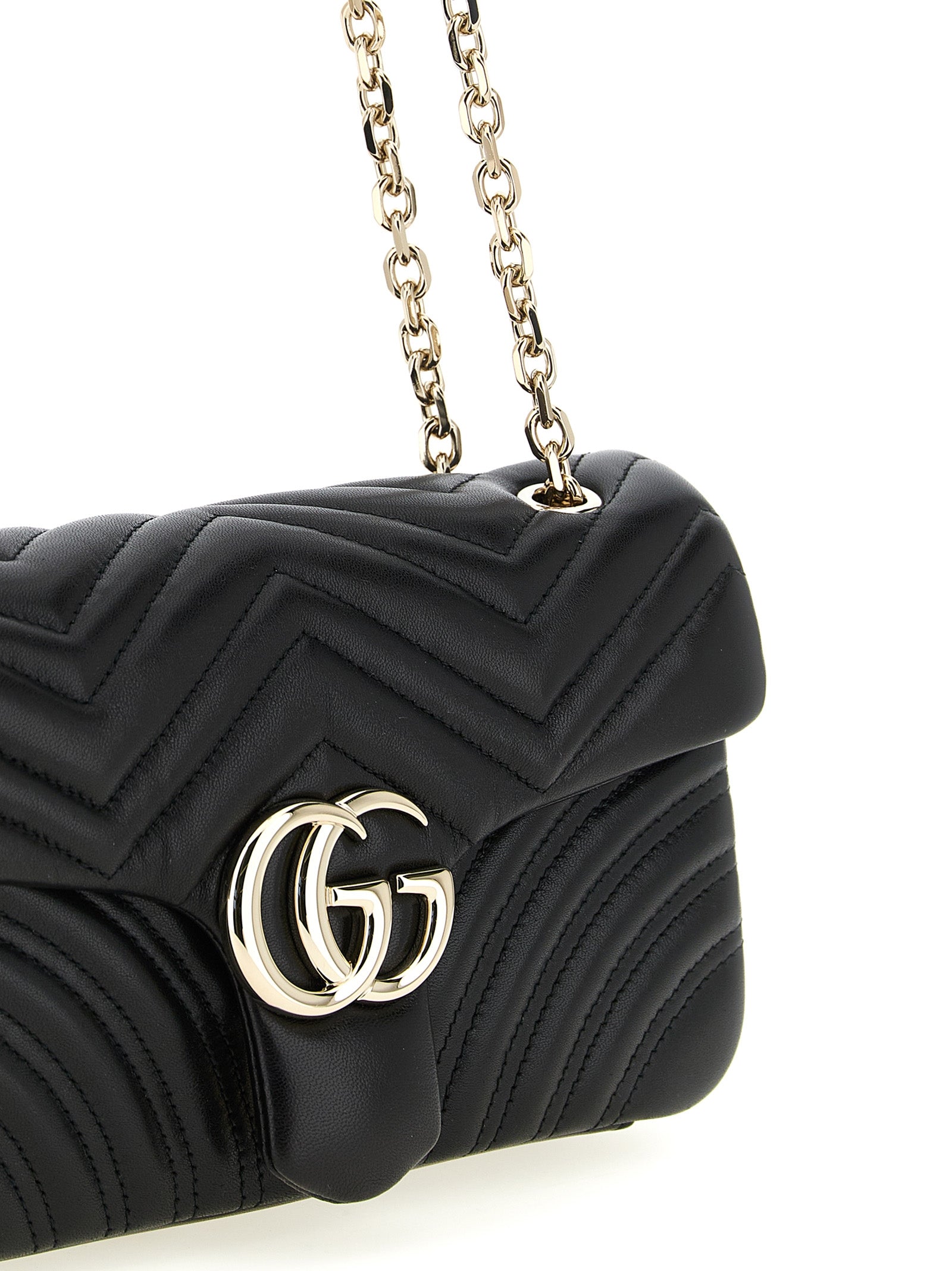 Chevron Matelassé Lambskin Shoulder Bag