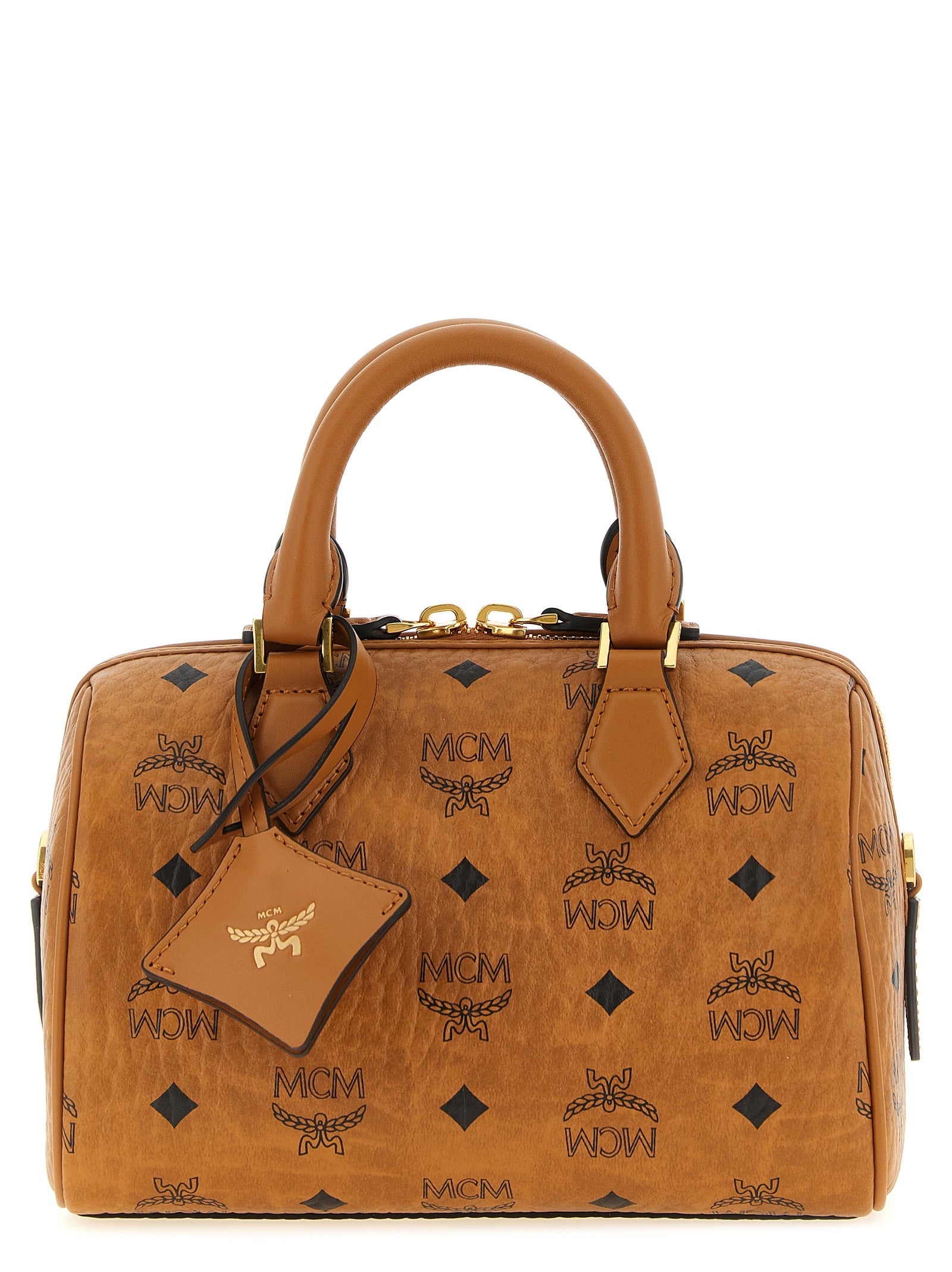 Visetos Monogram Canvas Ella Boston Handbag