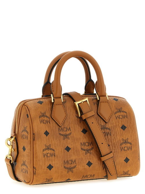 Visetos Monogram Canvas Ella Boston Handbag
