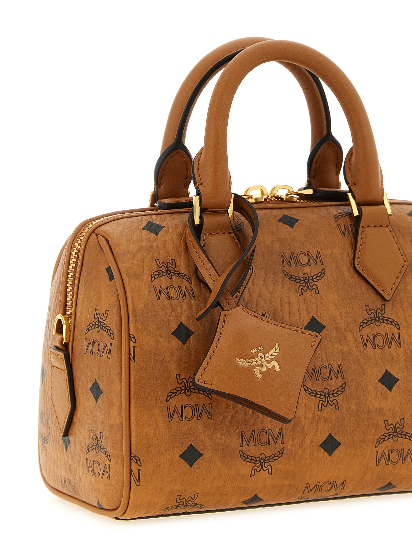 Visetos Monogram Canvas Ella Boston Handbag