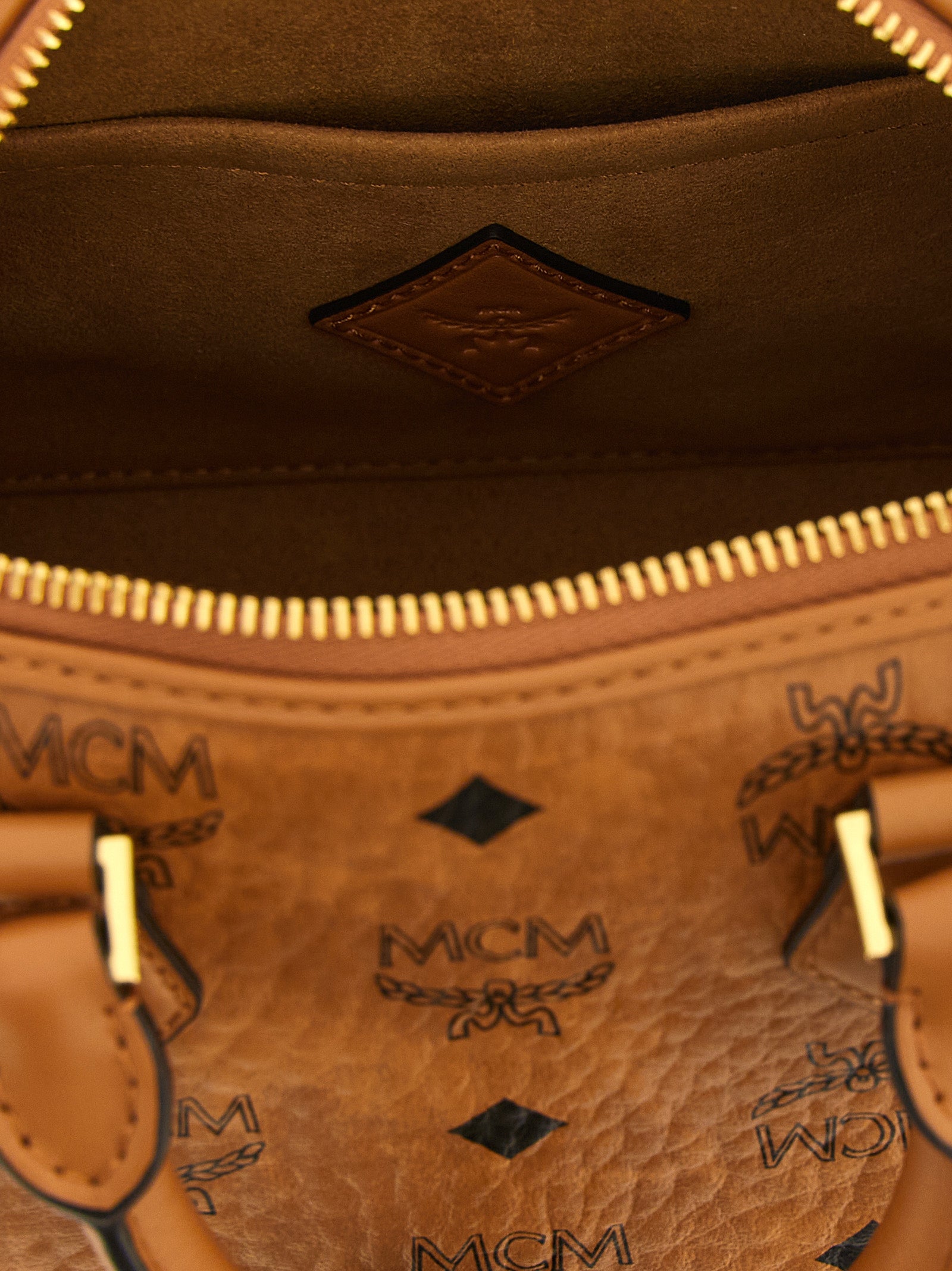 Visetos Monogram Canvas Ella Boston Handbag