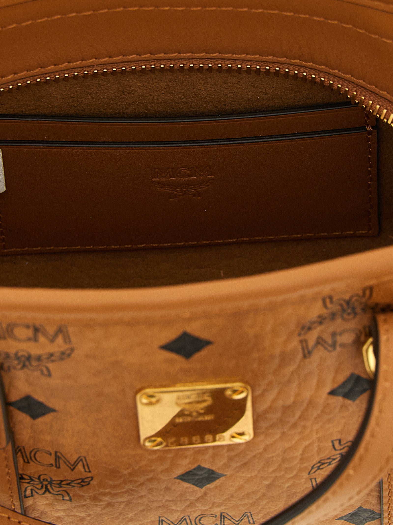 Cognac Canvas Mini Toni Tote