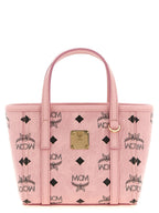 Pink Monogram Visetos Mini Tote