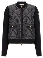 Diamond Quilted Polyamide Cardigan