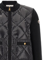 Diamond Quilted Polyamide Cardigan