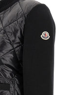 Diamond Quilted Polyamide Cardigan