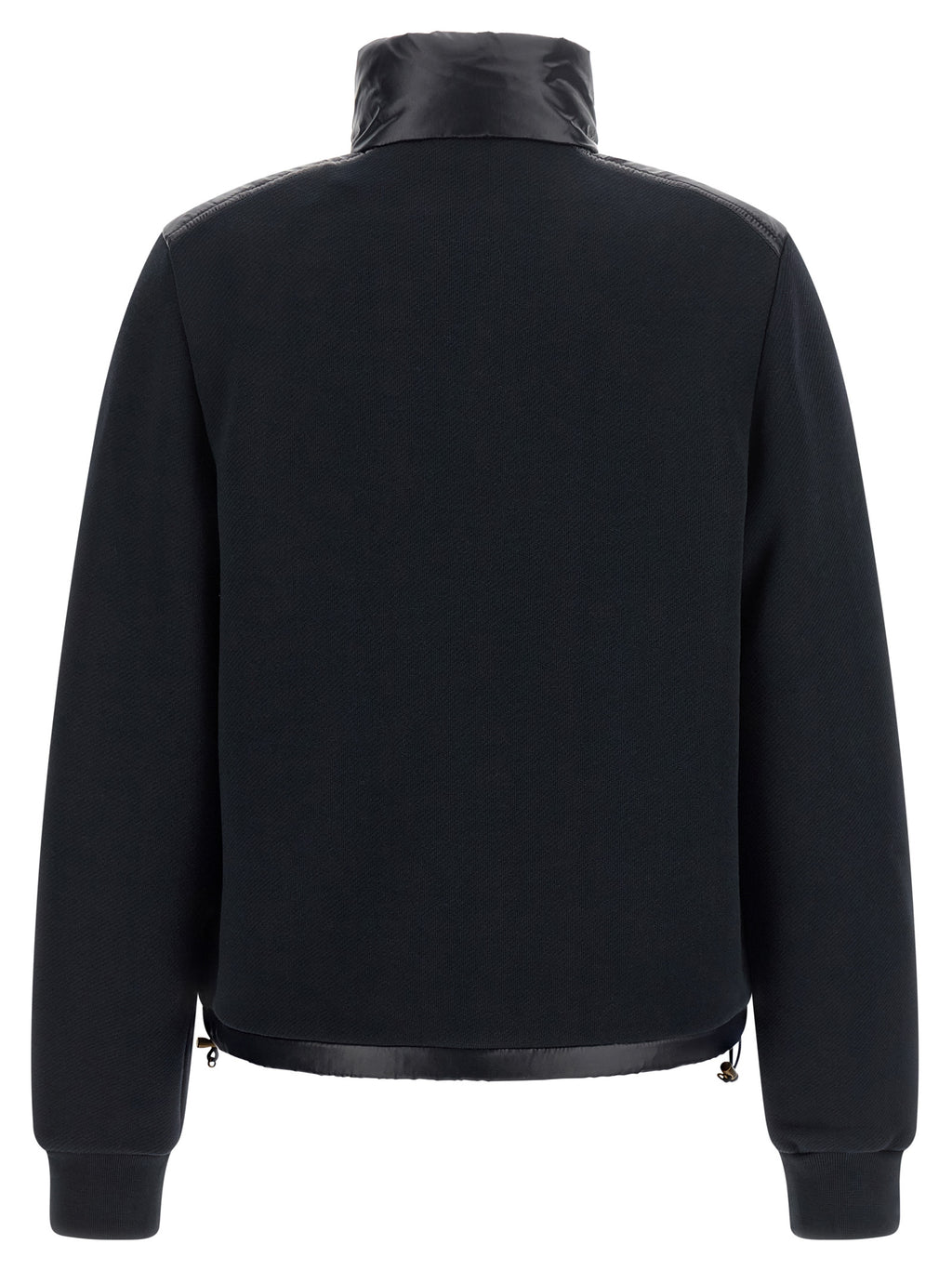 Quilted Blue Polyamide Cardigan