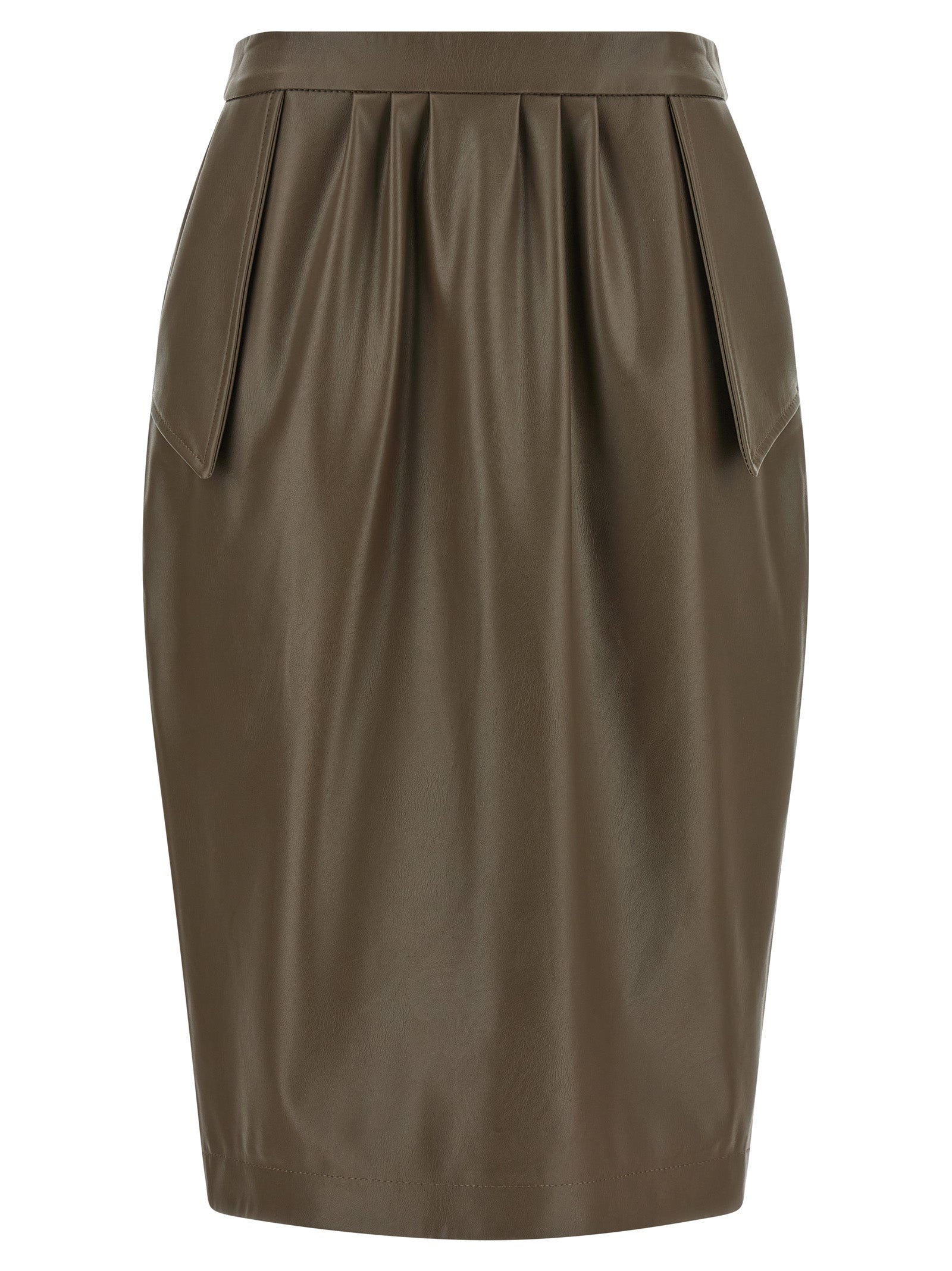 Brown Altermat Midi Skirt