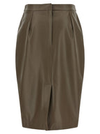Brown Altermat Midi Skirt