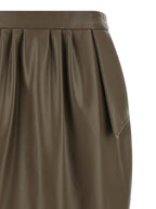 Brown Altermat Midi Skirt