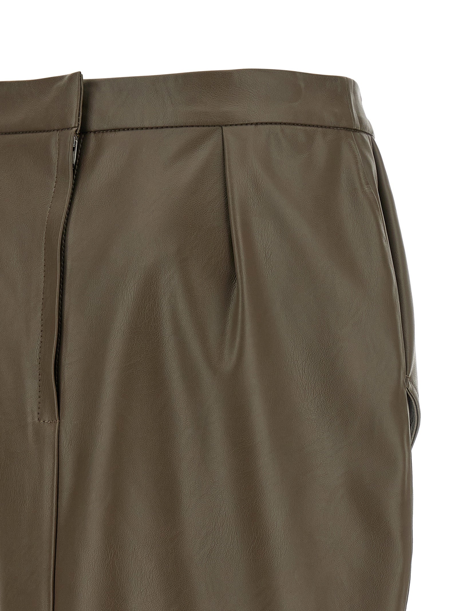 Brown Altermat Midi Skirt