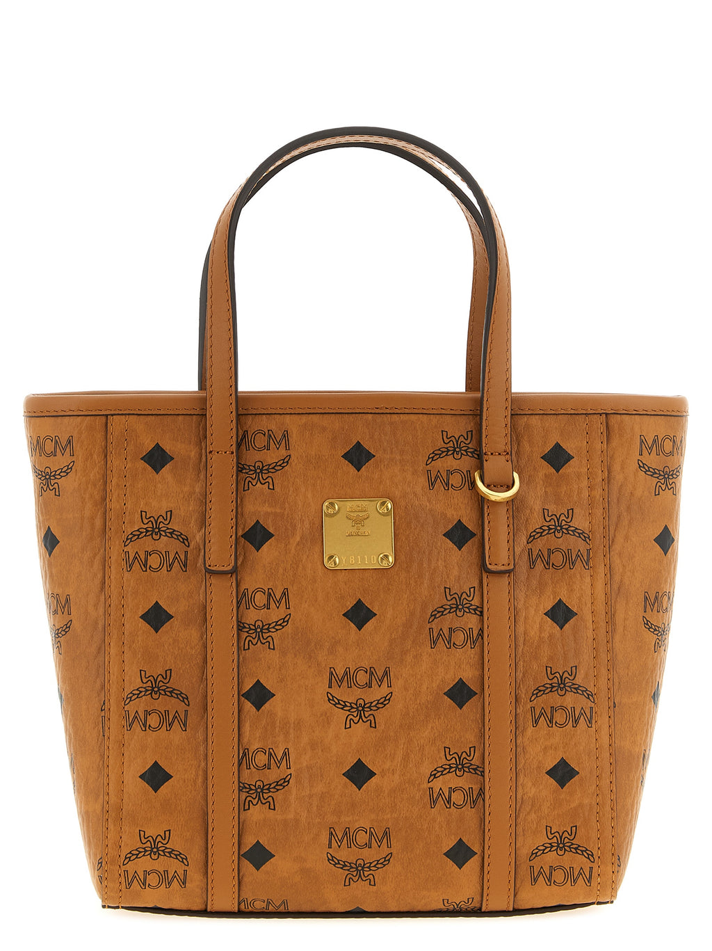 Brown Toni Small Polyethylene Shopper Bag