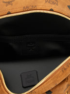 Mini Stark Brown Polyethylene Backpack