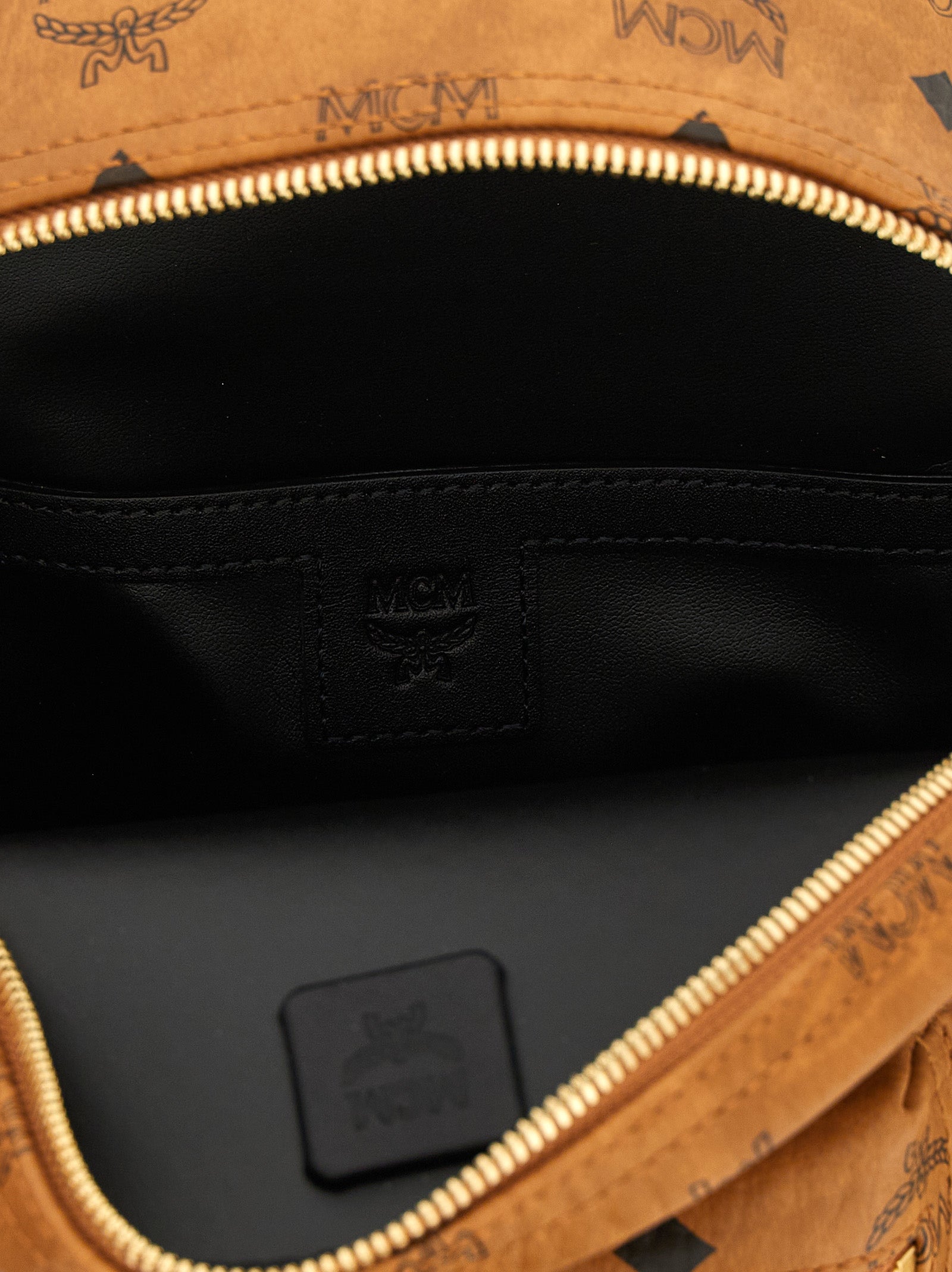 Mini Stark Brown Polyethylene Backpack