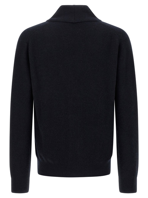 Blue Cashmere Cardigan