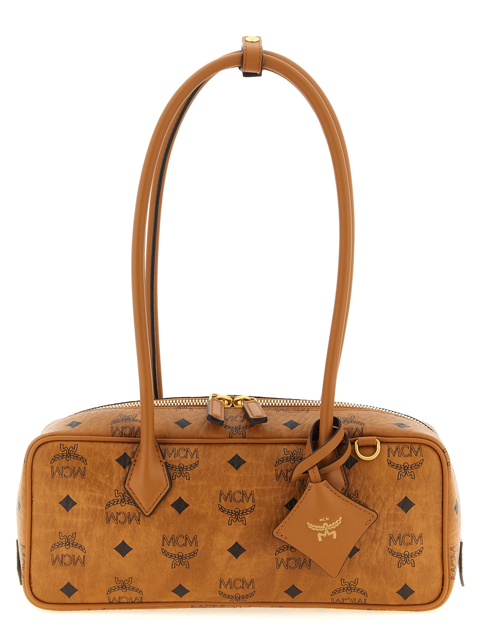 Visetos Monogrammed Canvas Shoulder Bag