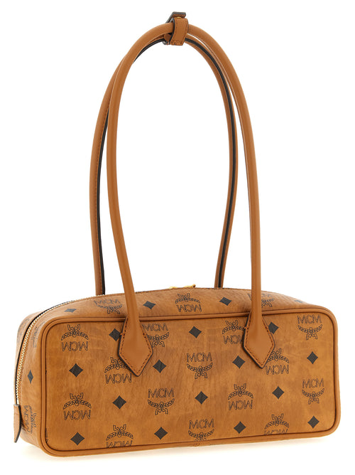 Visetos Monogrammed Canvas Shoulder Bag