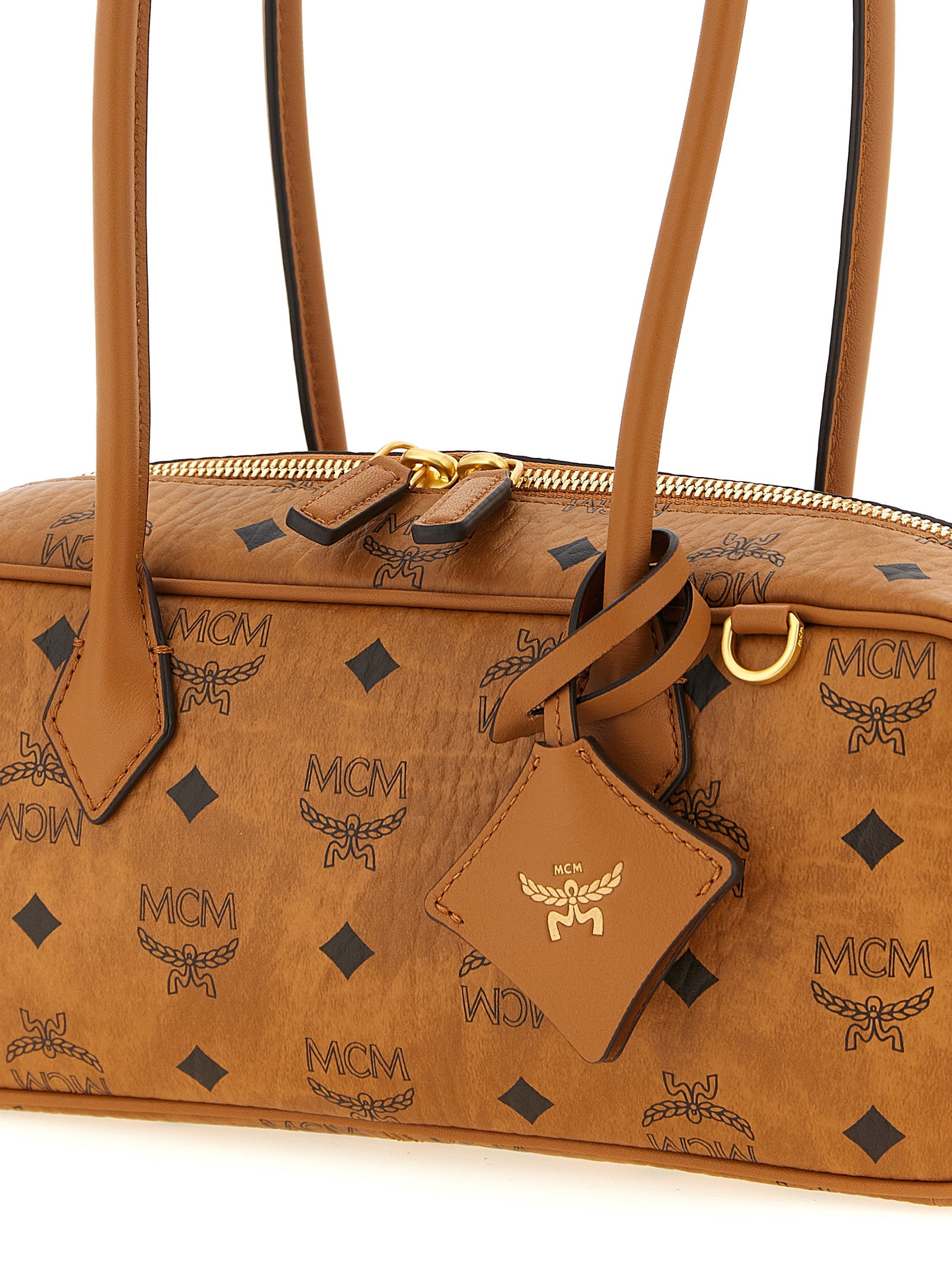 Visetos Monogrammed Canvas Shoulder Bag