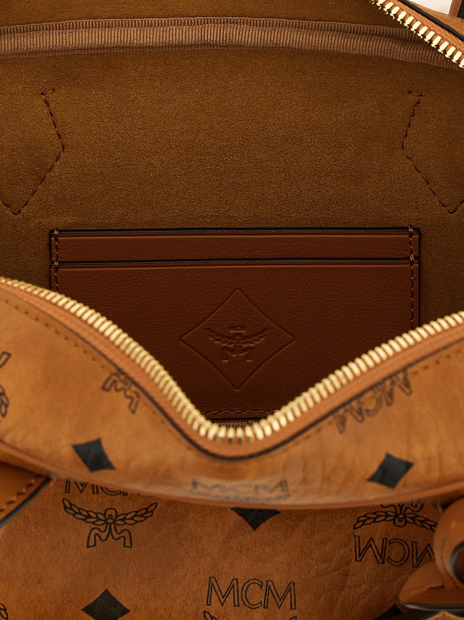 Visetos Monogrammed Canvas Shoulder Bag