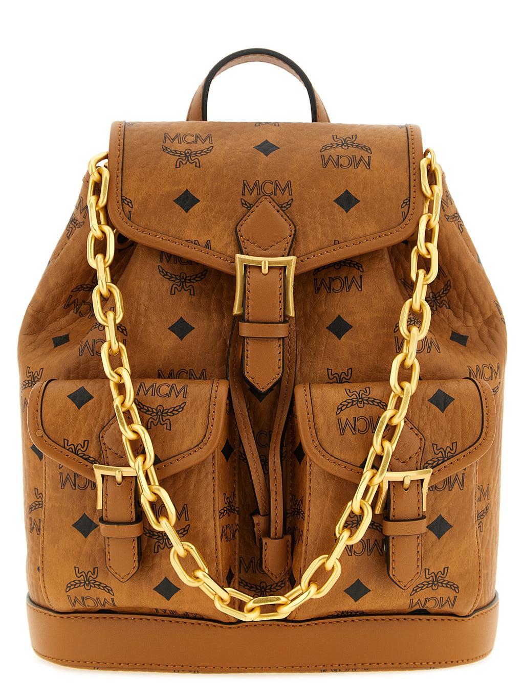 Mini Aren Polyurethane Canvas Backpack