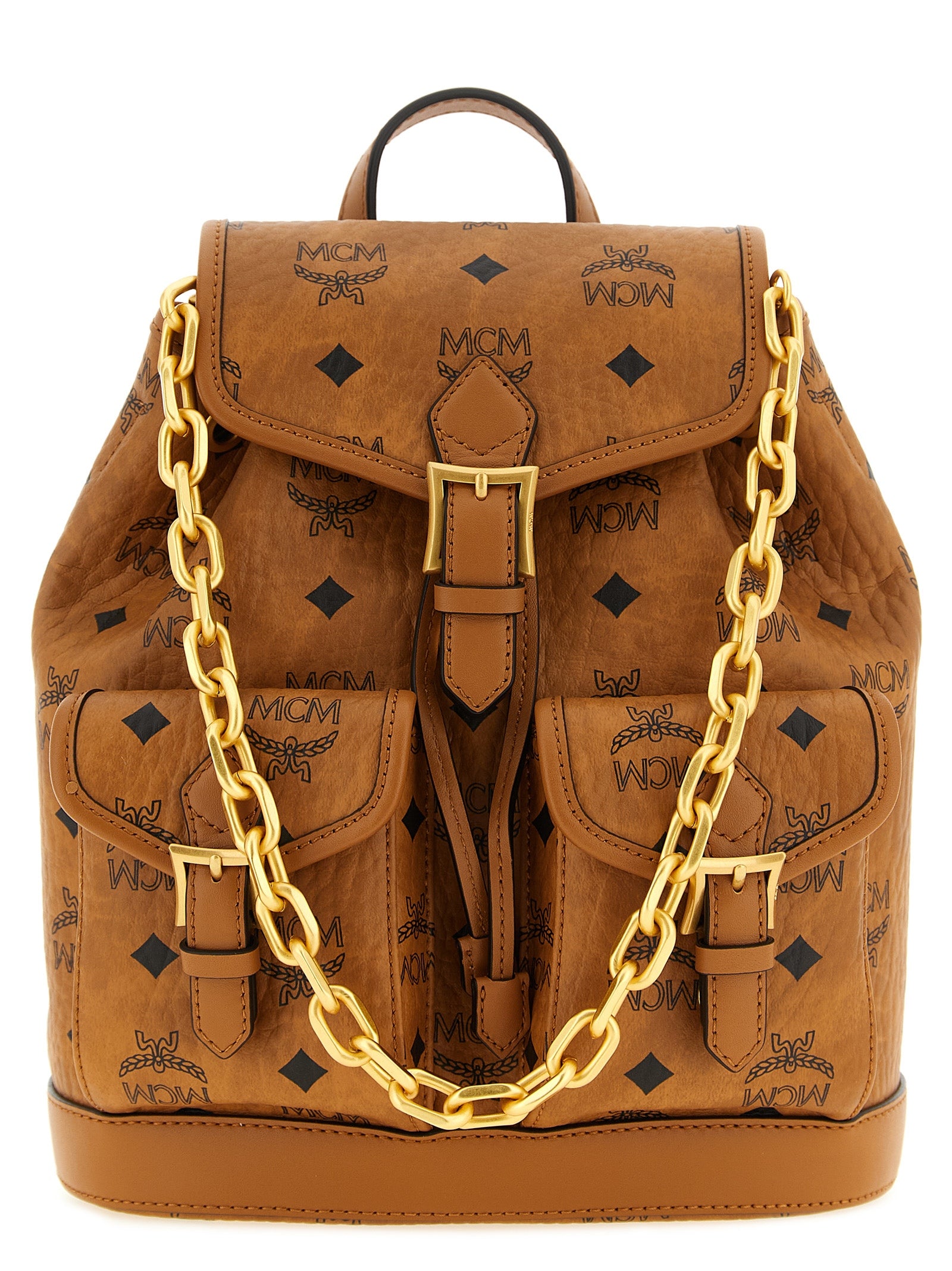 Mini Aren Polyurethane Canvas Backpack