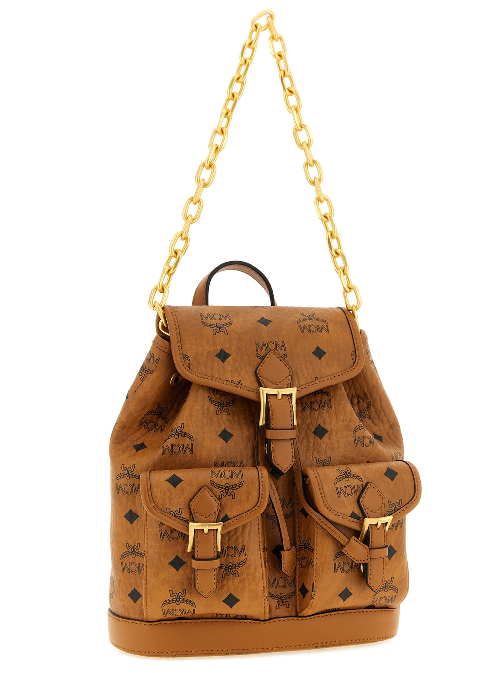 Mini Aren Polyurethane Canvas Backpack