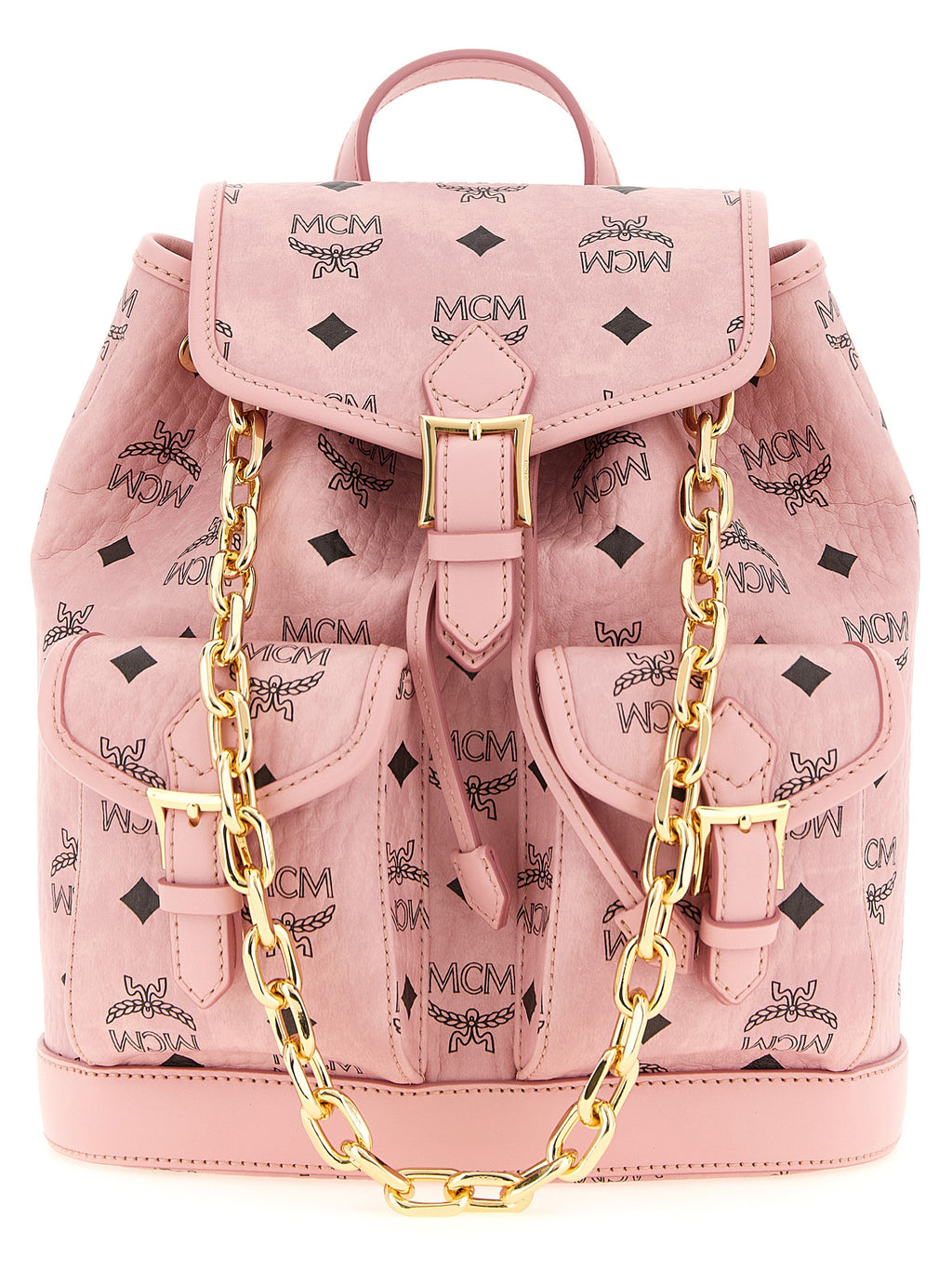 Soft Pink Visetos Monogram Mini Backpack