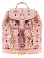 Soft Pink Visetos Monogram Mini Backpack