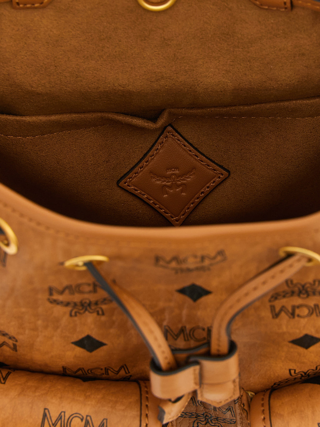 Mini Aren Polyurethane Canvas Backpack