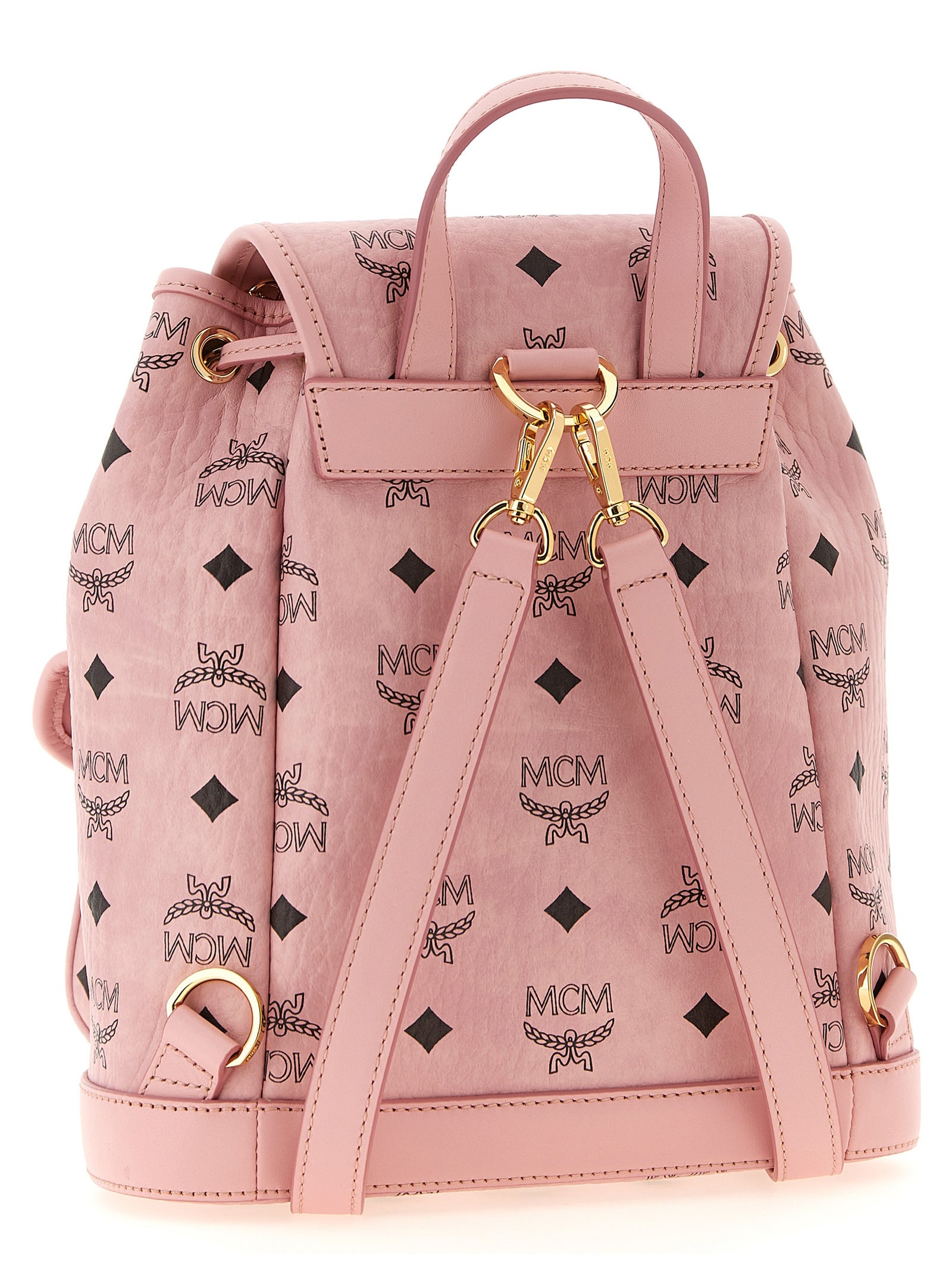 Soft Pink Visetos Monogram Mini Backpack