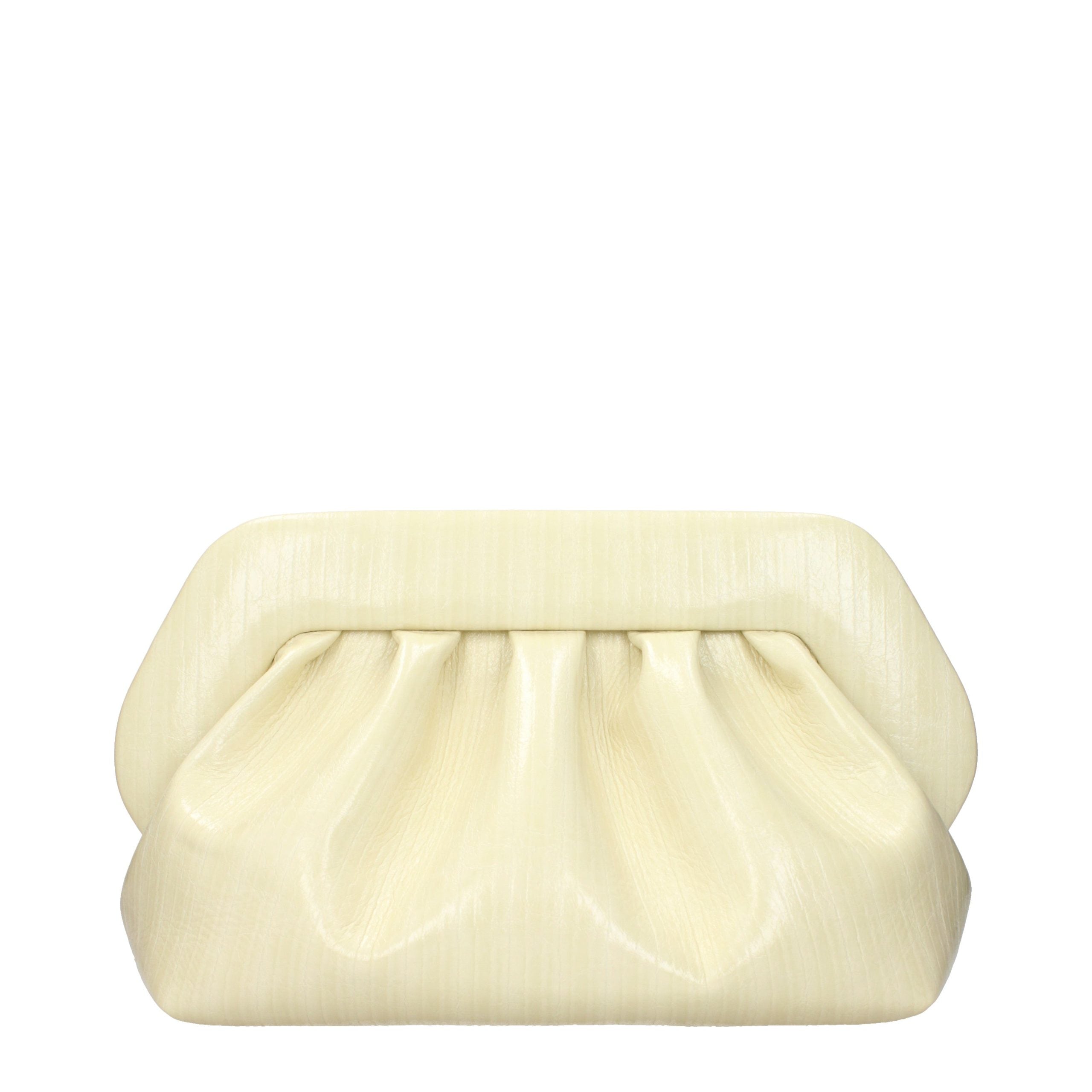 Beige Eco Leather Clutch