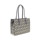 Jacquard Floral Tote Bag