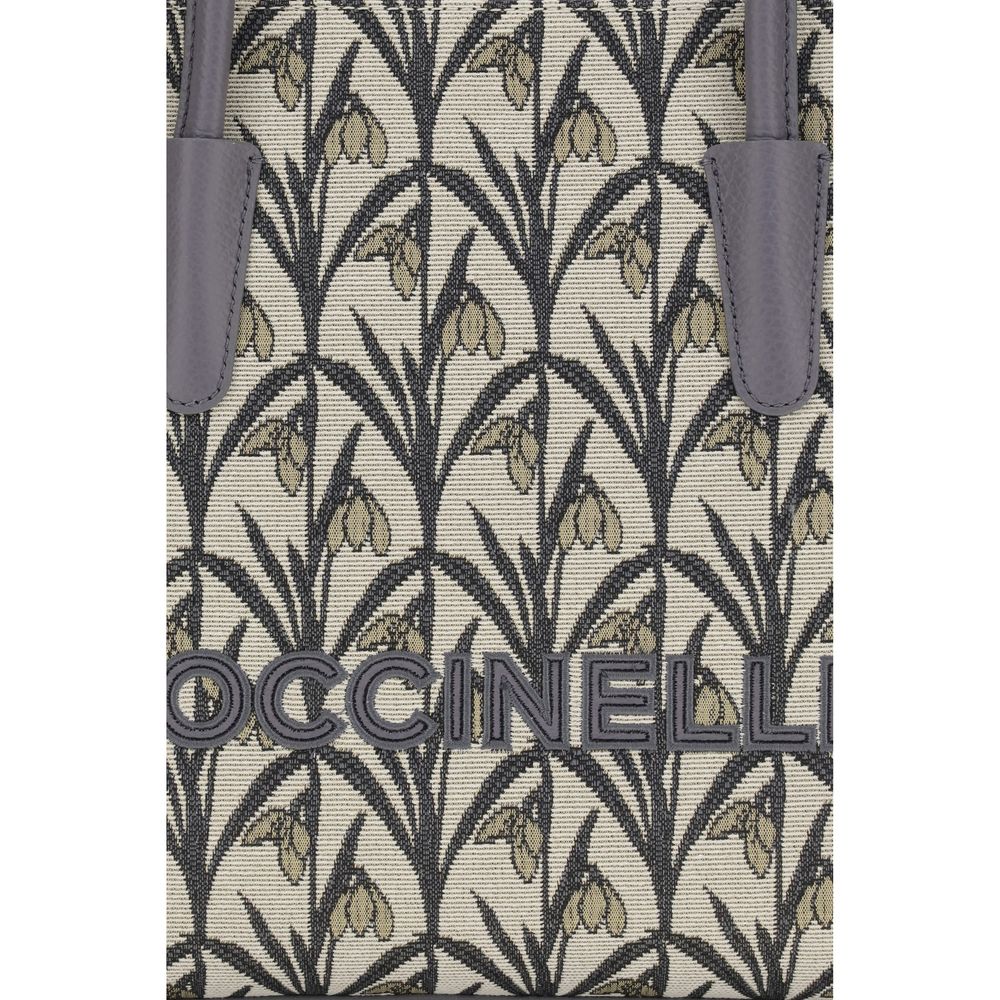 Jacquard Floral Tote Bag