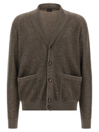 Brown Cashmere Cardigan