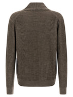 Brown Cashmere Cardigan