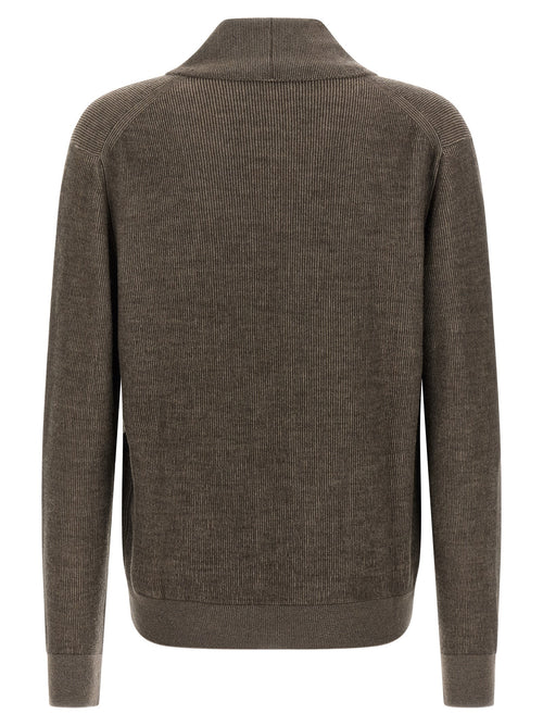 Brown Cashmere Cardigan
