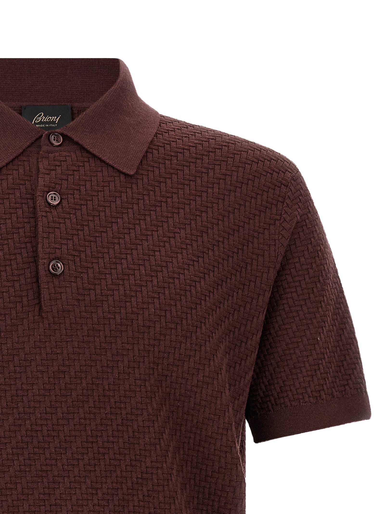 Trama Cotton Silk Cashmere Polo